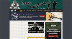 Desktop Screenshot of openmicsaltlake.com